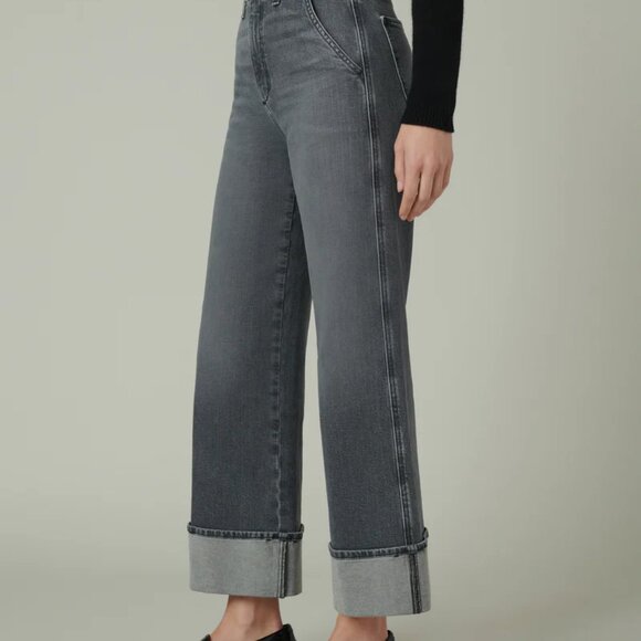 THE TRIXIE HIGH RISE WIDE LEG CUFF JEANS - Picture 3 of 5